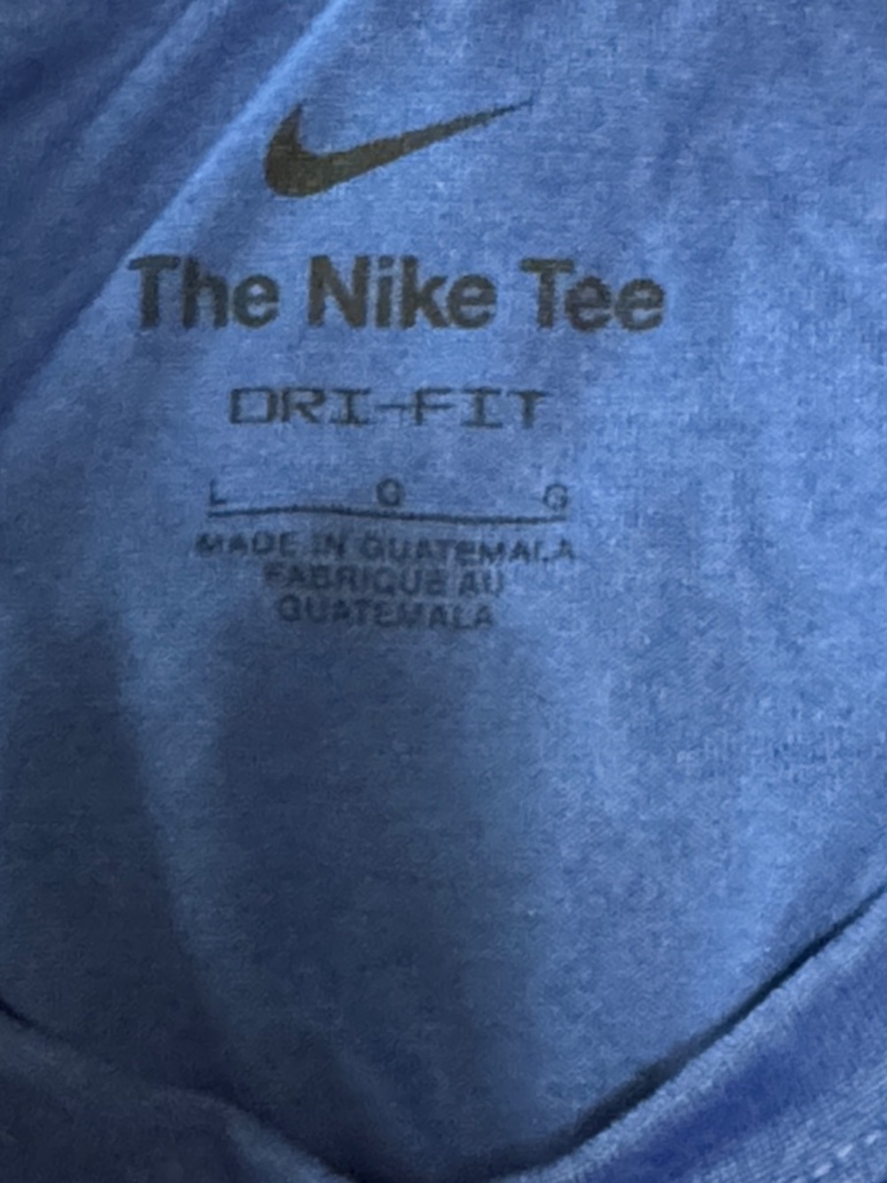 Nike Men’s Large Royal Blue Sleeveless Tee - Picture 3 of 3